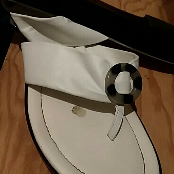 BANDOLINO PARTRIDGE LEATHER SANDAL*WHITE*SIZE 10M* - Picture 4 of 8